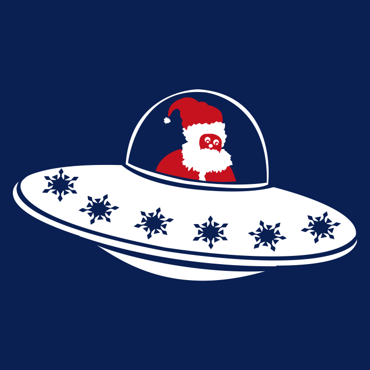 Santa Spaceship T-shirt à manches longues pour femmes 0 image