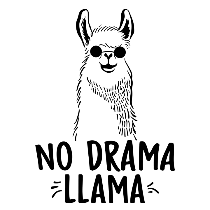 No Drama Llama Langarmshirt 0 image