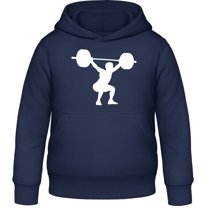 Weightlifter Action Kids Hoodie contain pic