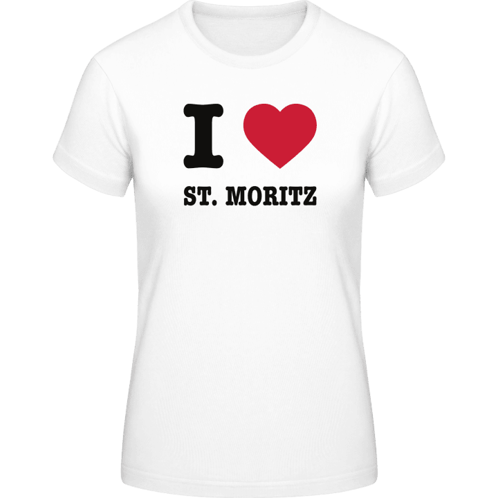 I Love St. Moritz T-skjorte for kvinner 0 image