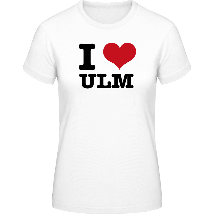 I Love Ulm T-skjorte for kvinner contain pic
