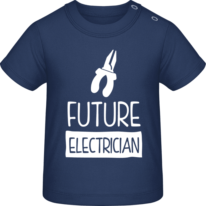 Future Electrician Design Camiseta de bebé contain pic