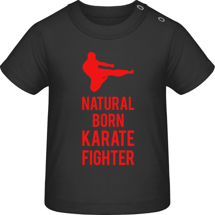Natural Born Karate Fighter T-shirt för bebisar contain pic