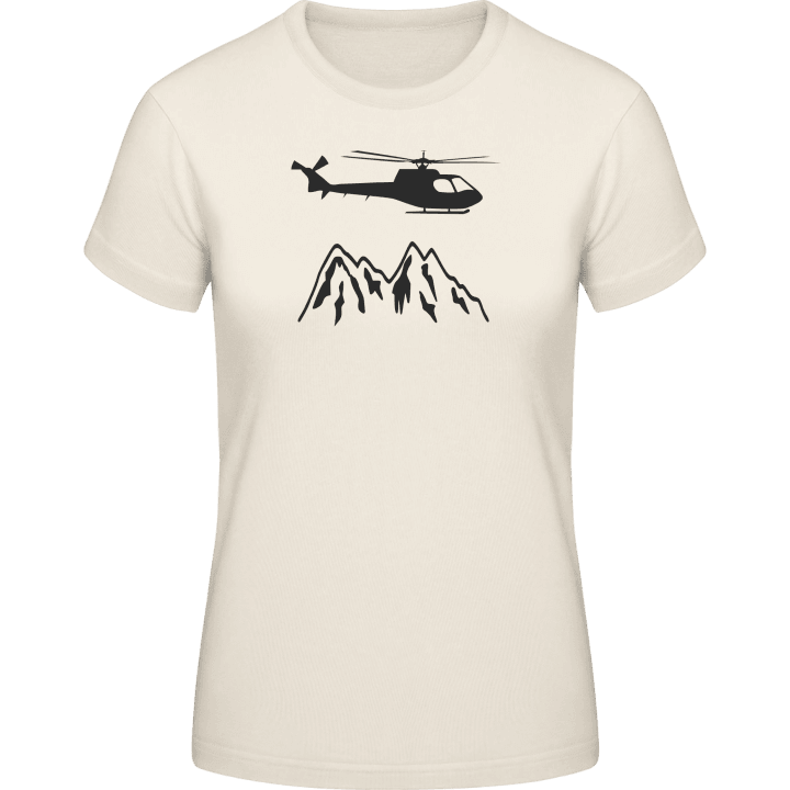 Mountain Rescue Helicopter T-shirt för kvinnor contain pic