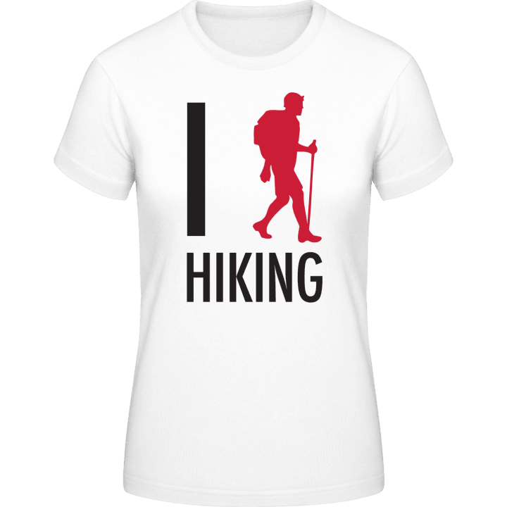 I Love Hiking T-shirt för kvinnor contain pic