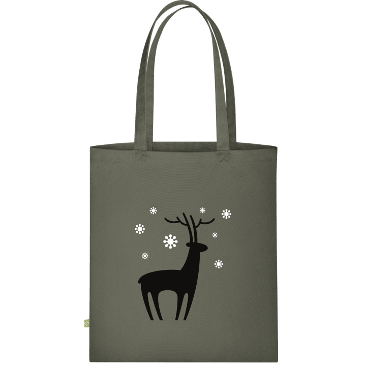 Xmas Deer with Snow Cloth Bag 0 image