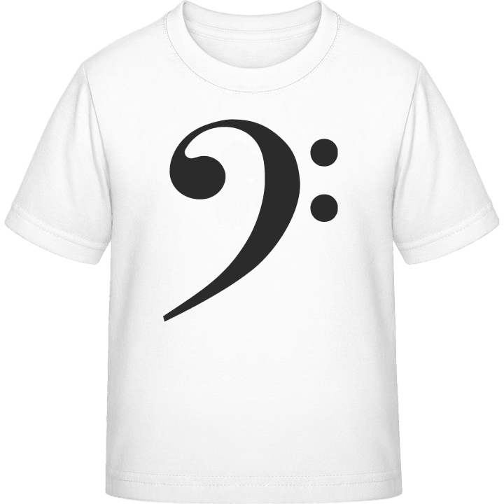 Bass Clef T-skjorte for barn contain pic