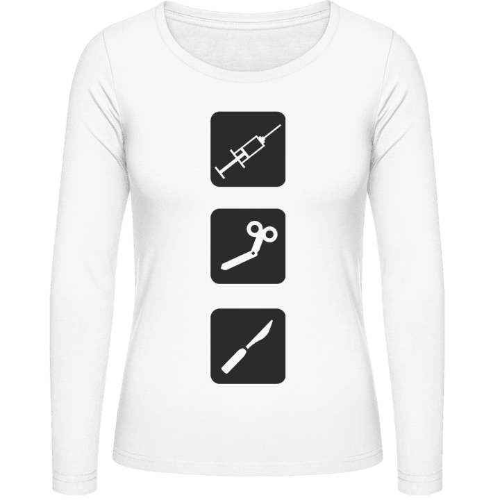 Surgeon Icons T-shirt à manches longues pour femmes contain pic