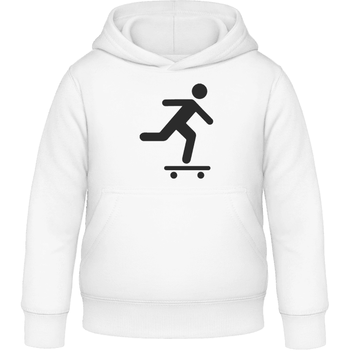 Skateboarder Icon Kids Hoodie contain pic