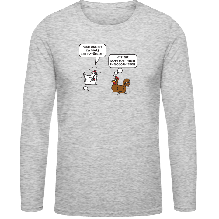 Huhn und das Ei T-shirt à manches longues 0 image