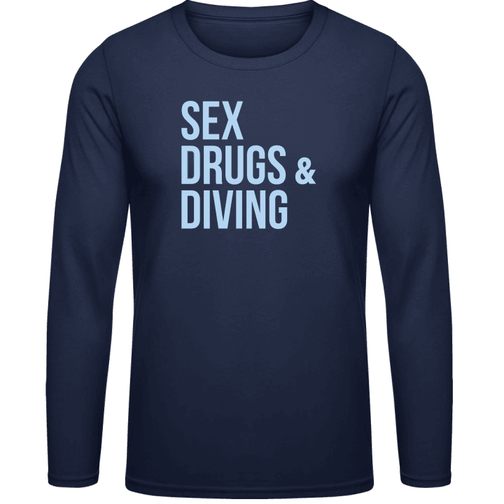 Sex Drugs and Diving Langermet skjorte contain pic