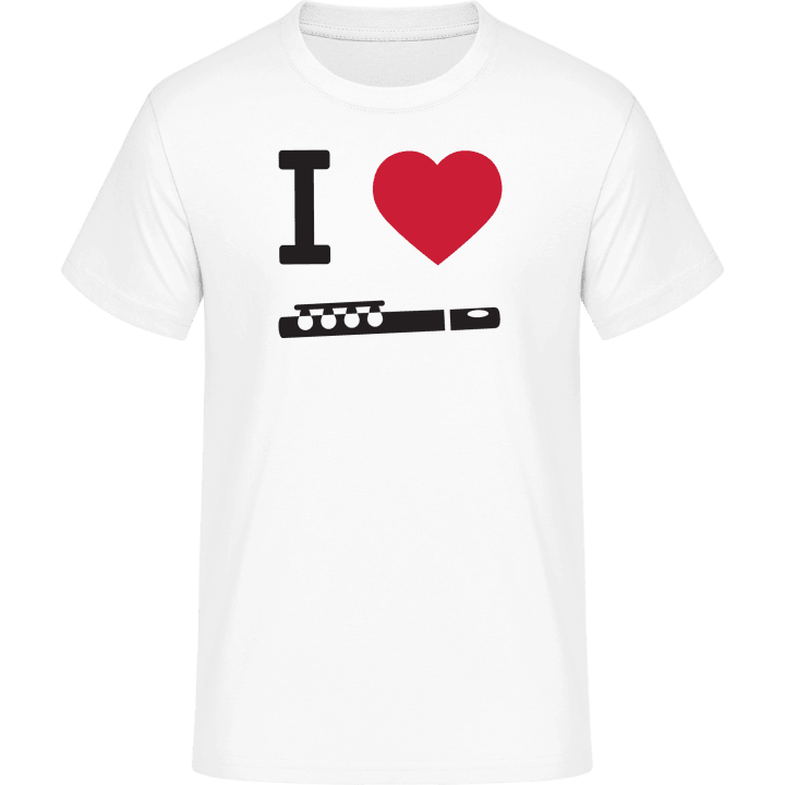 I Heart Flute T-Shirt contain pic