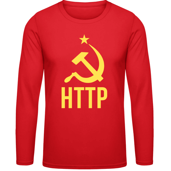 HTTP Camicia a maniche lunghe contain pic