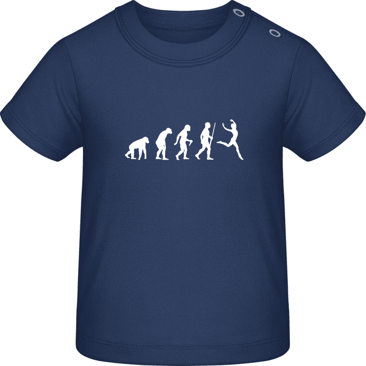 Gymnastics Evolution Baby T-skjorte contain pic
