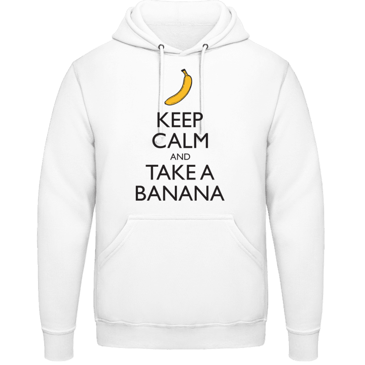Keep Calm and Take a Banana Felpa con cappuccio contain pic