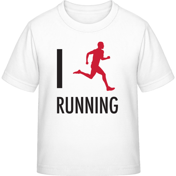 I Love Running T-shirt för barn contain pic