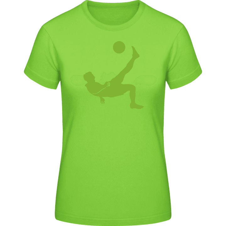 Kick Back Soccer Player Vrouwen T-shirt contain pic