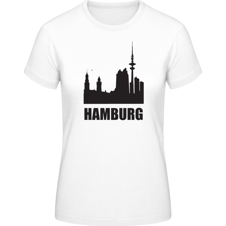 Skyline Hamburg T-shirt för kvinnor 0 image