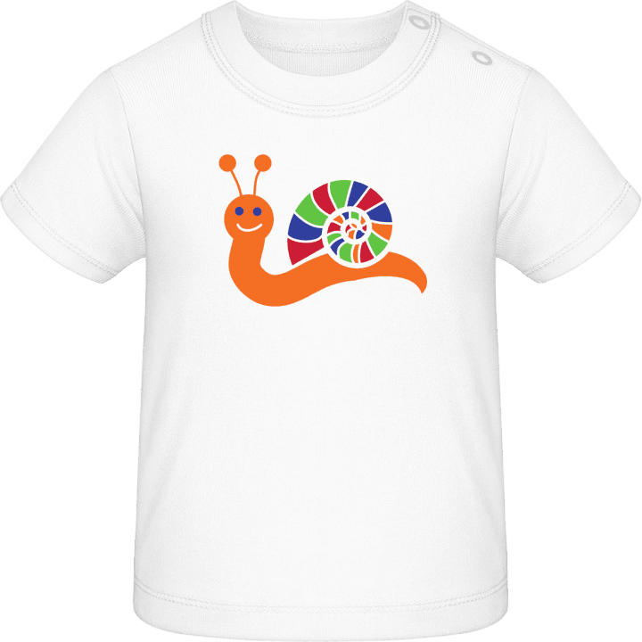 Cute Snail Baby T-Shirt 0 image