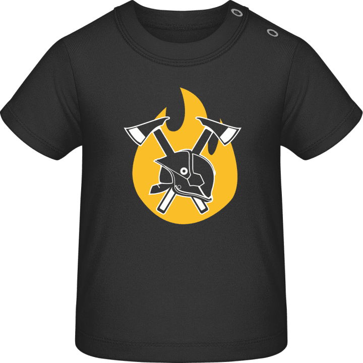 Firefighter Equipment Flame Baby T-Shirt contain pic