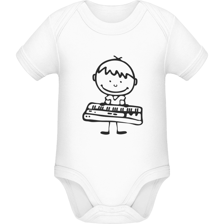 Keyboarder Comic Baby Strampler 0 image