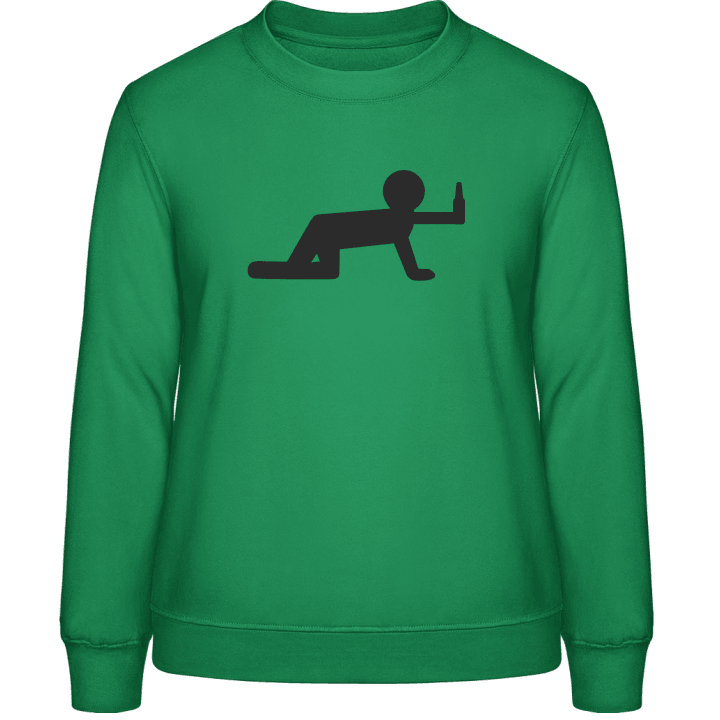 Drunk Man Sweatshirt för kvinnor contain pic