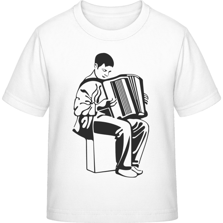 Playing Accordion Kinderen T-shirt contain pic