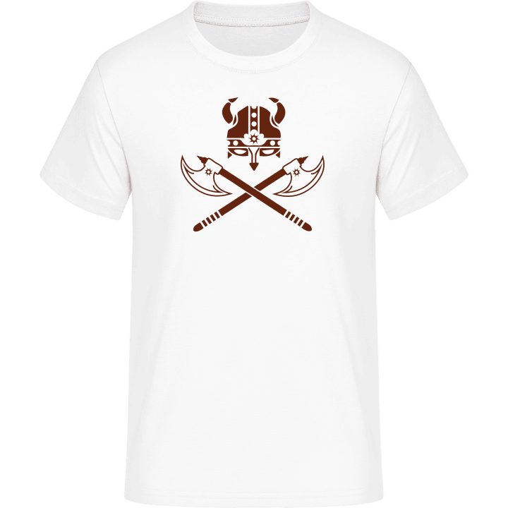 Wikingerhelm und Axt T-Shirt 0 image