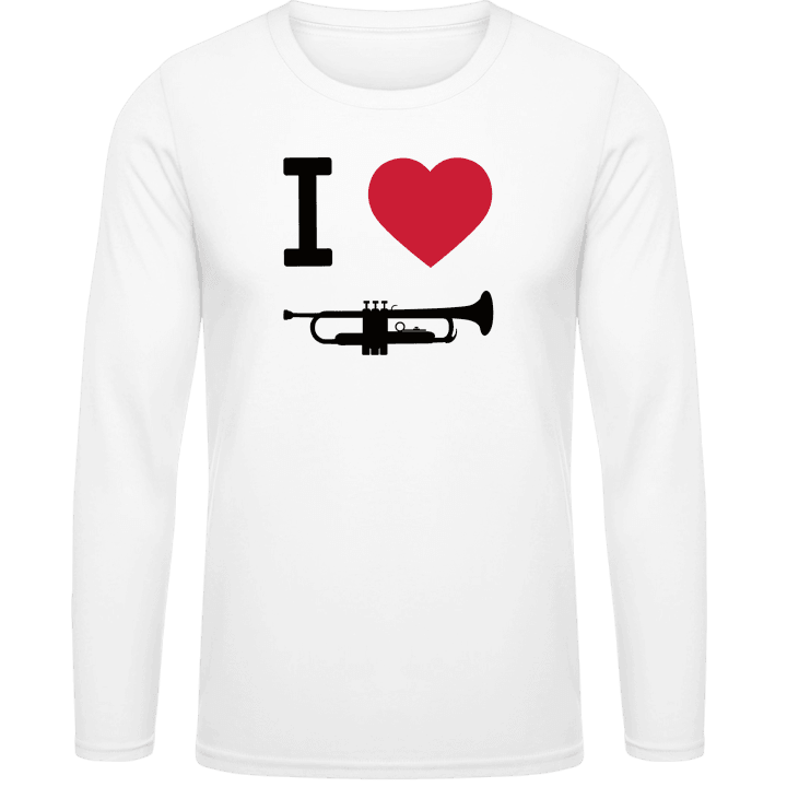 I Love Trumpets Långärmad skjorta contain pic