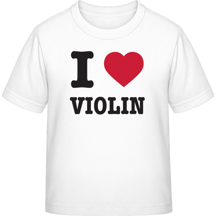 I Love Violin Kinderen T-shirt contain pic