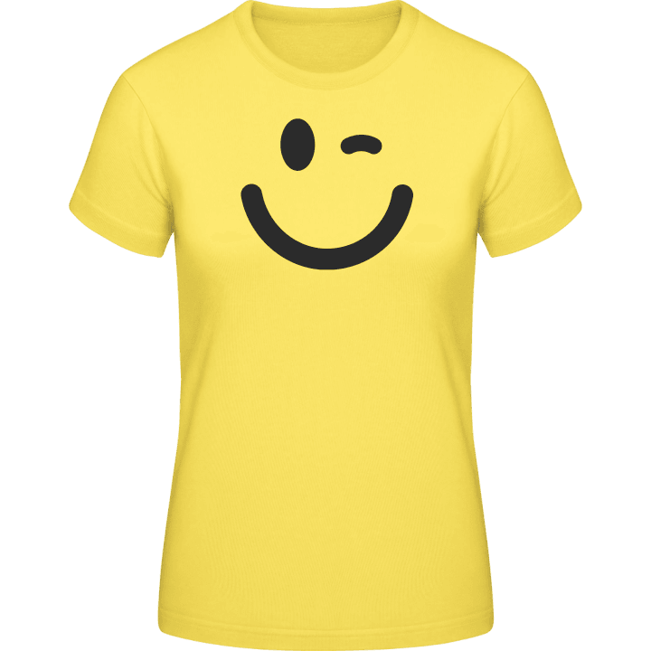 Winking Emoticon T-shirt för kvinnor 0 image