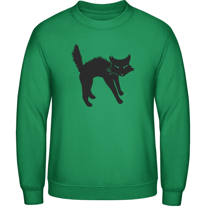 Angry Cat Illustration Sweatshirt 0 image