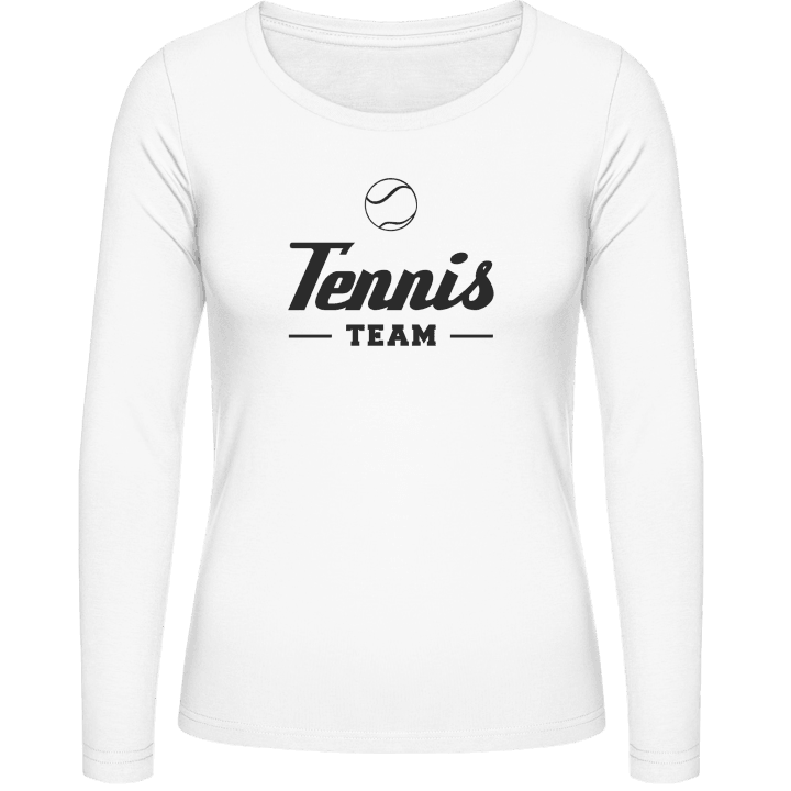 Tennis Team Kvinnor långärmad skjorta contain pic