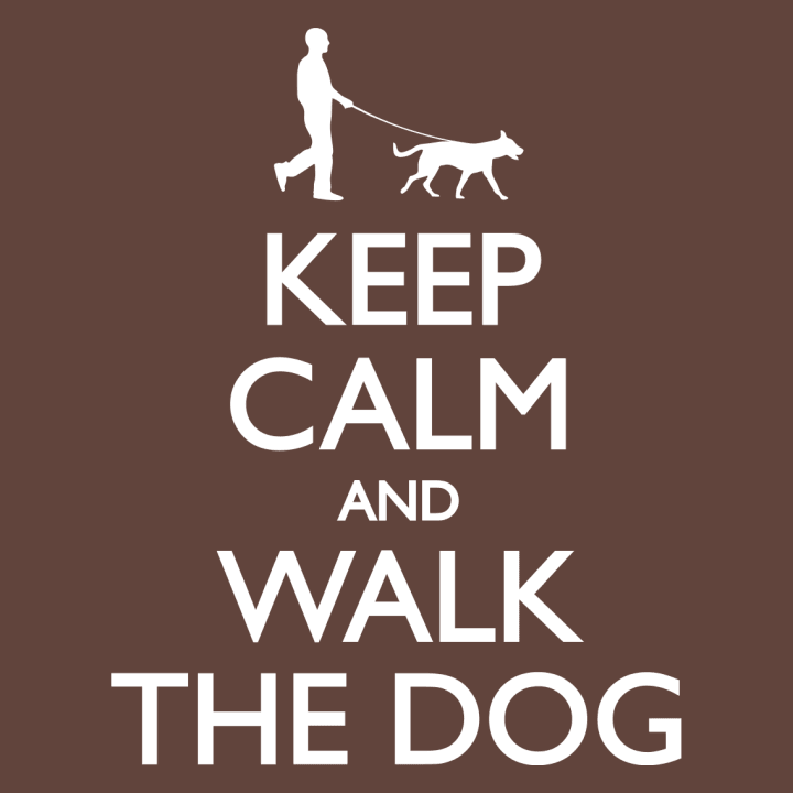 Keep Calm and Walk the Dog Man Kvinnor långärmad skjorta 0 image