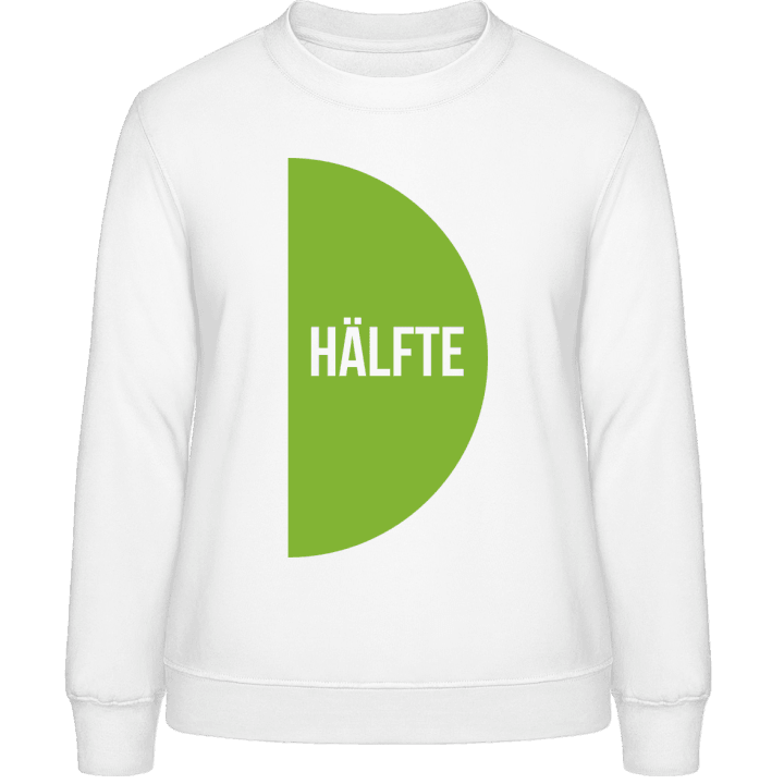 Bessere Hälfte links Sweat-shirt pour femme contain pic