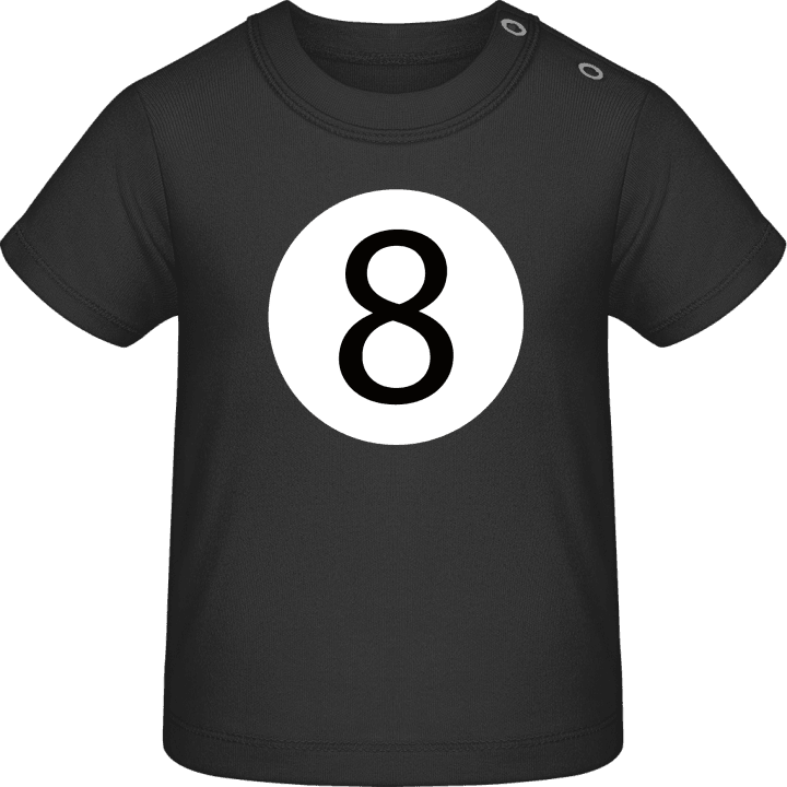 Black Eight Billiards T-shirt för bebisar 0 image