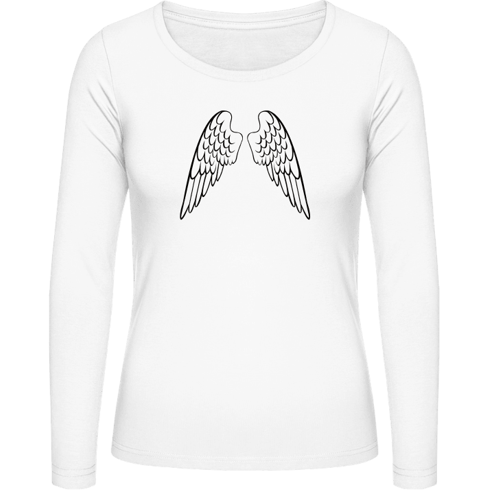 Winged Angel Frauen Langarmshirt contain pic