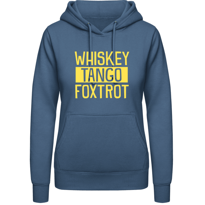 Whiskey Tango Foxtrot Sweat à capuche pour femme 0 image
