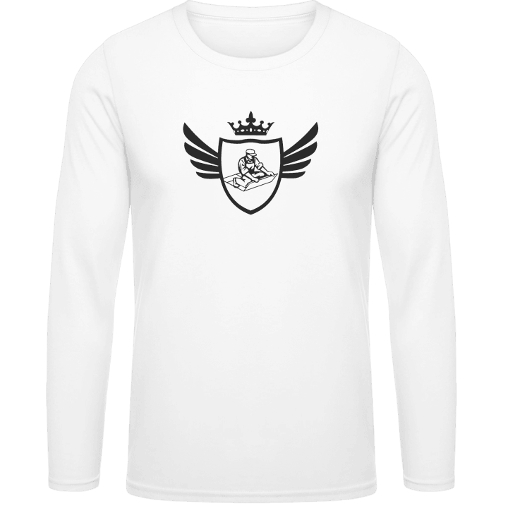 Floor Layer Coat Of Arms Design T-shirt à manches longues contain pic