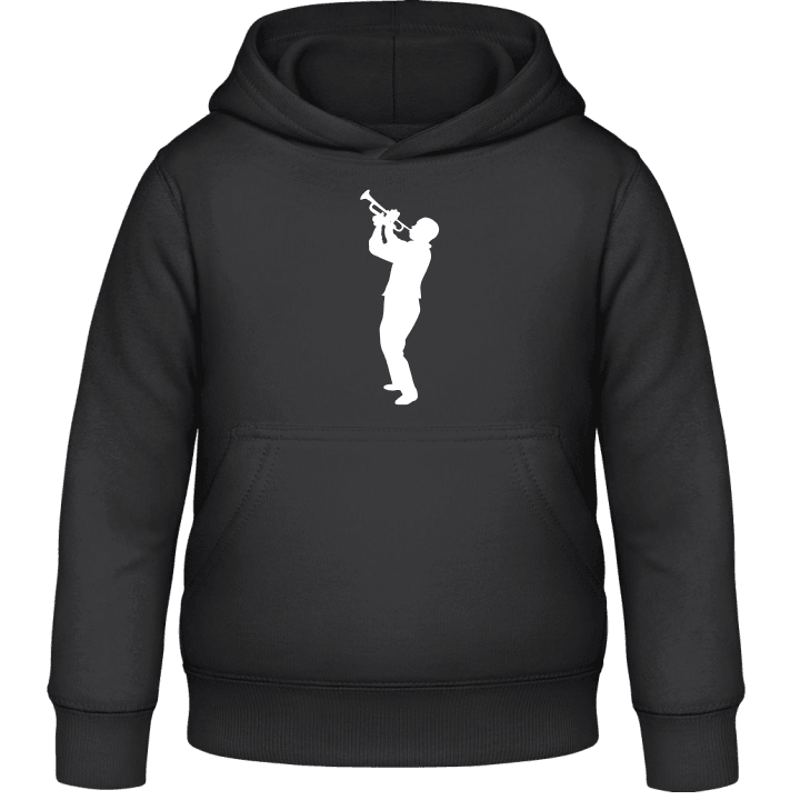 Trumpeter Silhouette Kids Hoodie contain pic