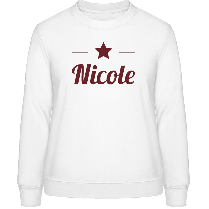 Nicole Star Sweat-shirt pour femme contain pic