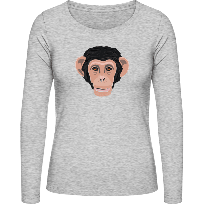 Chimp Ape Langermet skjorte for kvinner 0 image