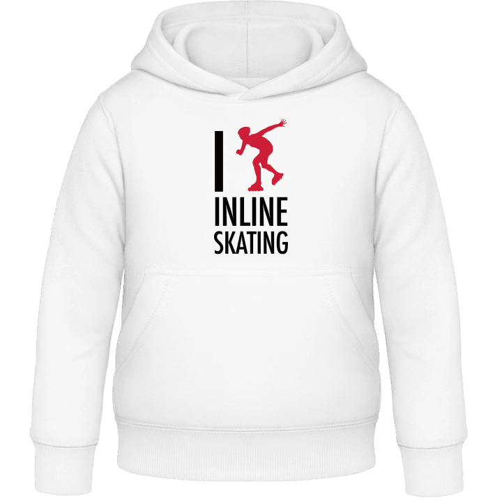 I Love Inline Skating Sweat à capuche pour enfants contain pic
