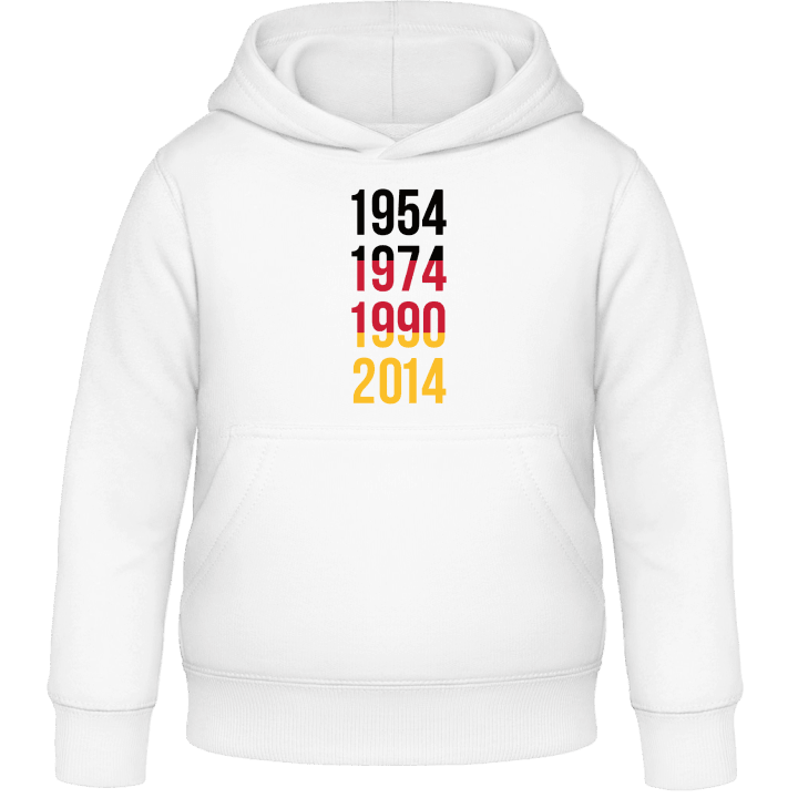 1954 1974 1990 2014 Kids Hoodie contain pic