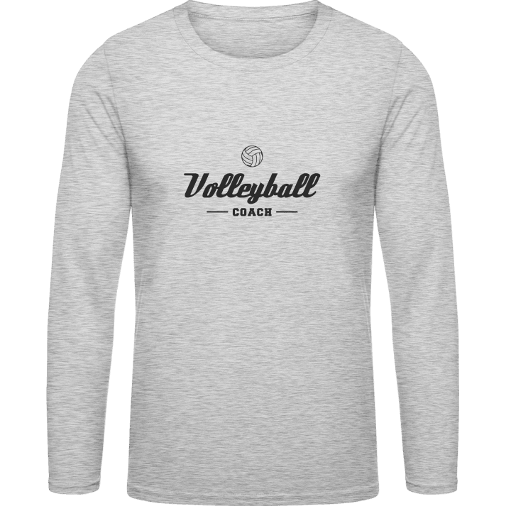 Volleyball Coach Langarmshirt contain pic