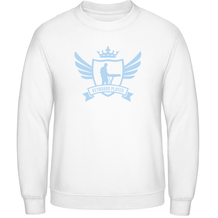 Keyboard Player Winged Sweatshirt contain pic