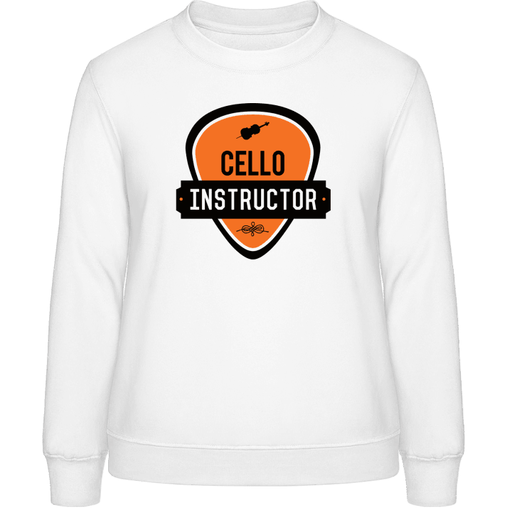 Cello Instructor Vrouwen Sweatshirt contain pic