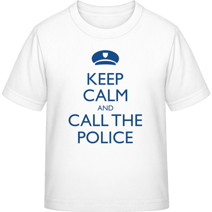 Keep Calm And Call The Police T-skjorte for barn contain pic