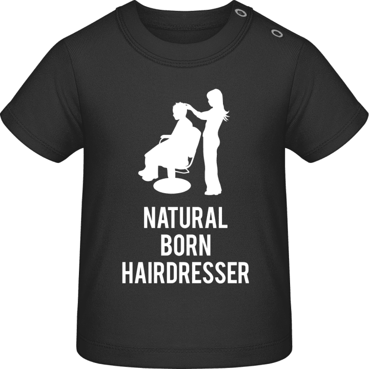 Natural Born Hairdresser T-shirt för bebisar contain pic