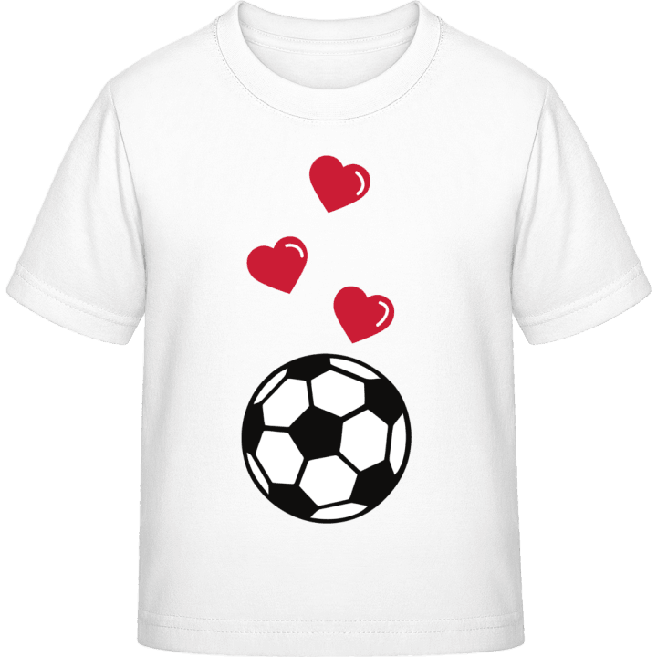 Love Football T-shirt för barn contain pic